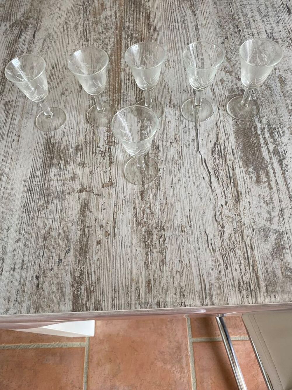 Verres &agrave; liqueur Décoration