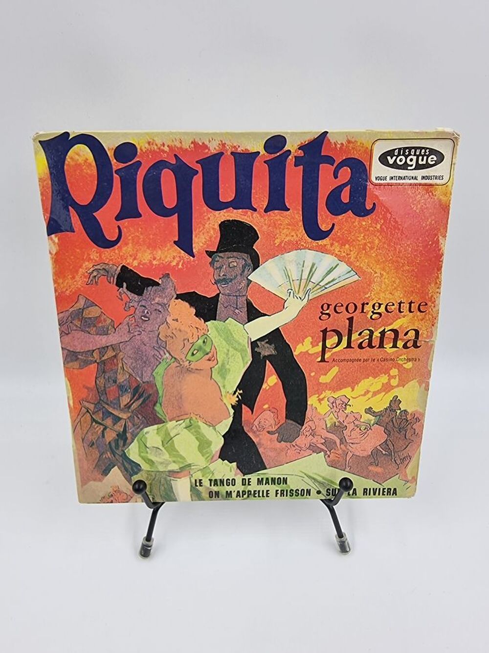 Vinyle 45 tours Georgette Plana : Riquita Le Tango de Manon CD et vinyles