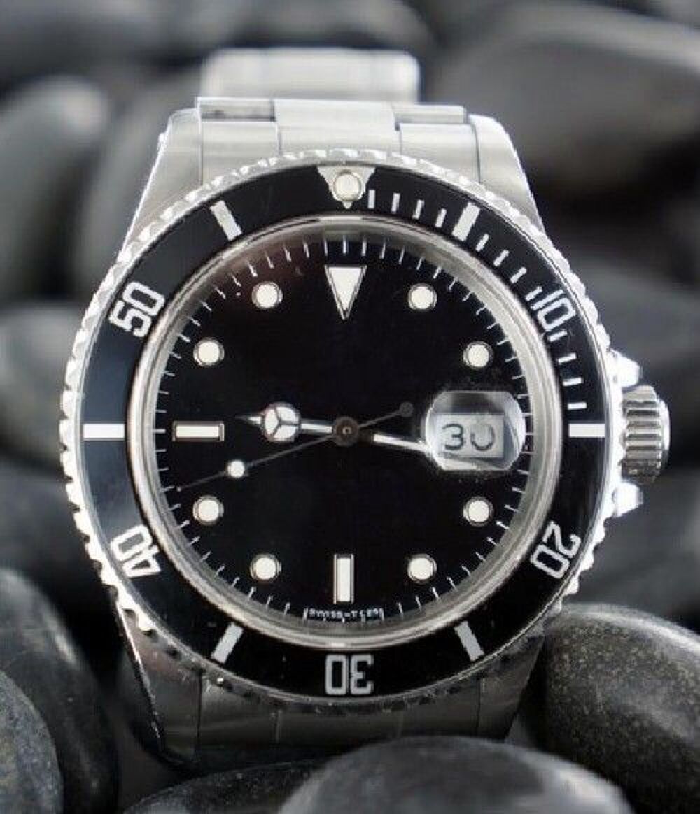 Montre Homme Style &quot;Submariner&quot; Quartz ou Automatique Bijoux et montres