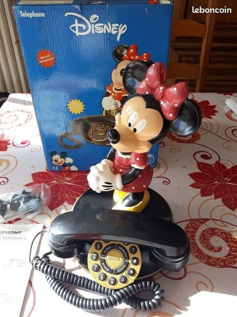 Telephone Minnie SUPERPHONE Hollande disney Vintage 90' mode 114 Fèves (57)