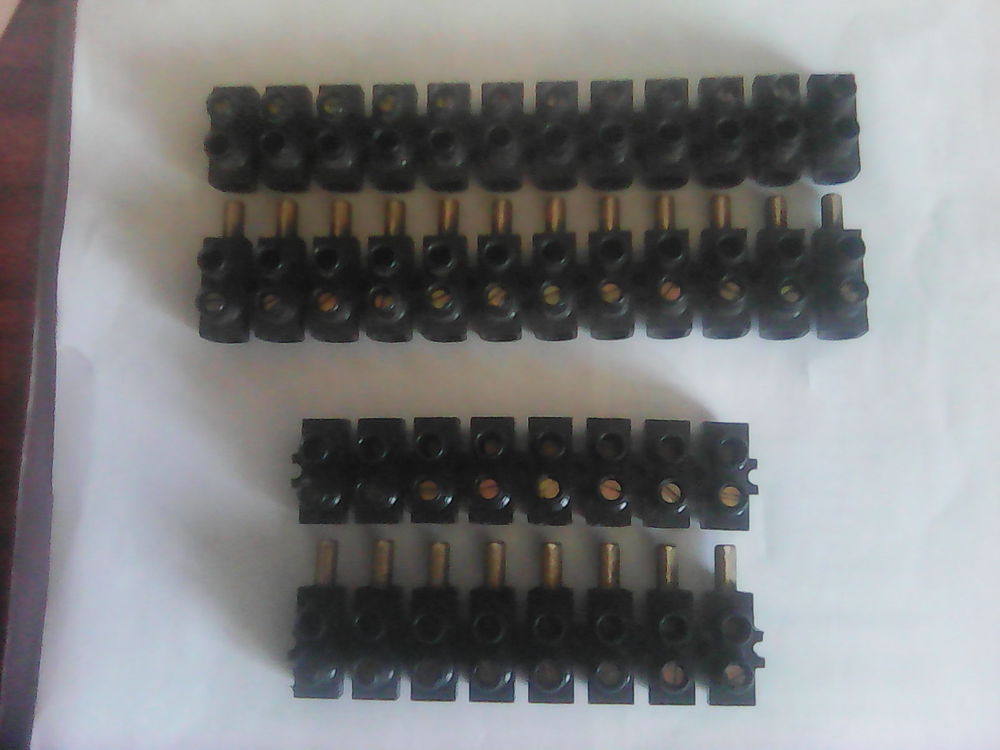 Barrettes &agrave; broches 10 mm2 de chez Legrand . Bricolage
