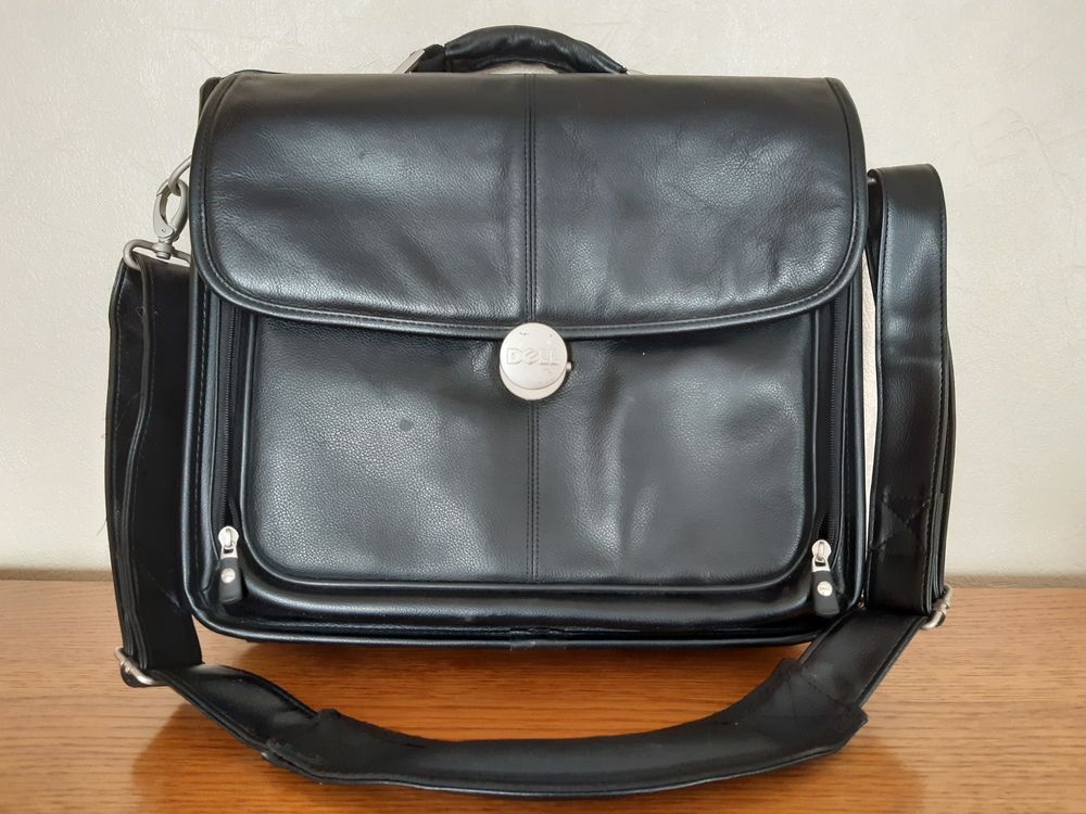 Sacoche cuir pour pc portable 15' marque DELL Matériel informatique