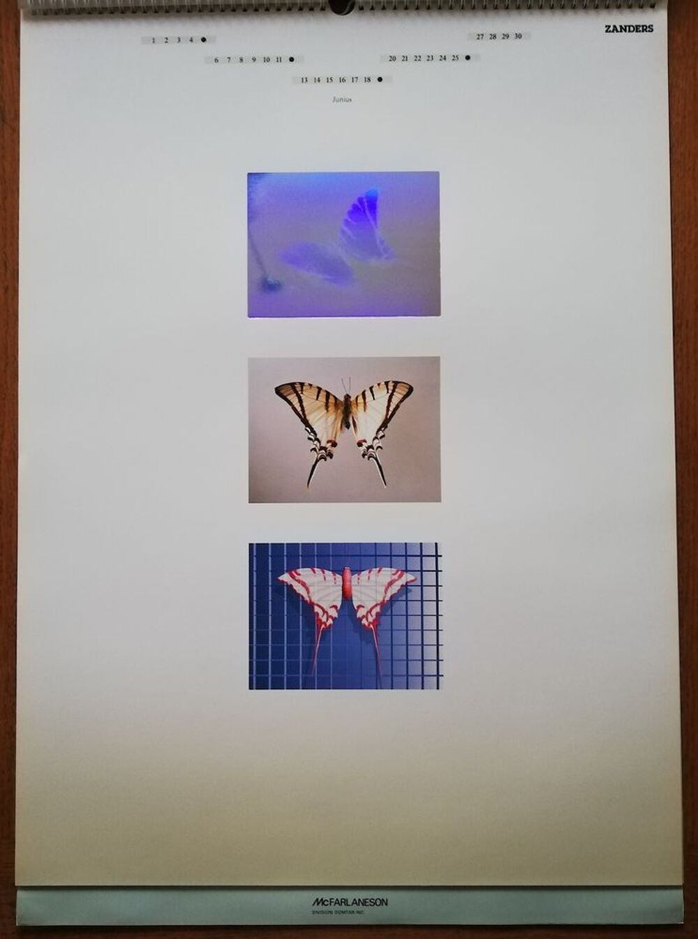 Magnifique Calendrier rare et imprim&eacute; &agrave; peu d'exemplaires 