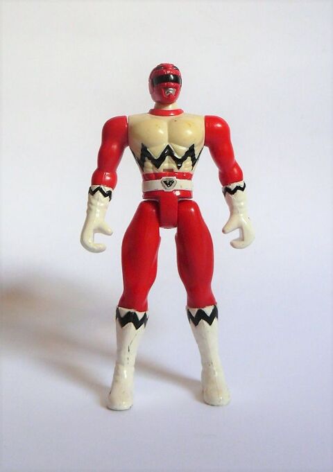 Figurine Power Rangers Lost Galaxy rouge - Bandai - 1998 10 Argenteuil (95)