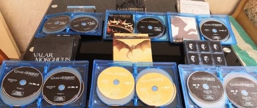 GAME OF THRONES saison 1 &agrave; 6 DVD et blu-ray