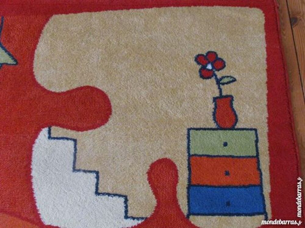Tapis chambre enfants coin bureau ou salle de jeux Décoration