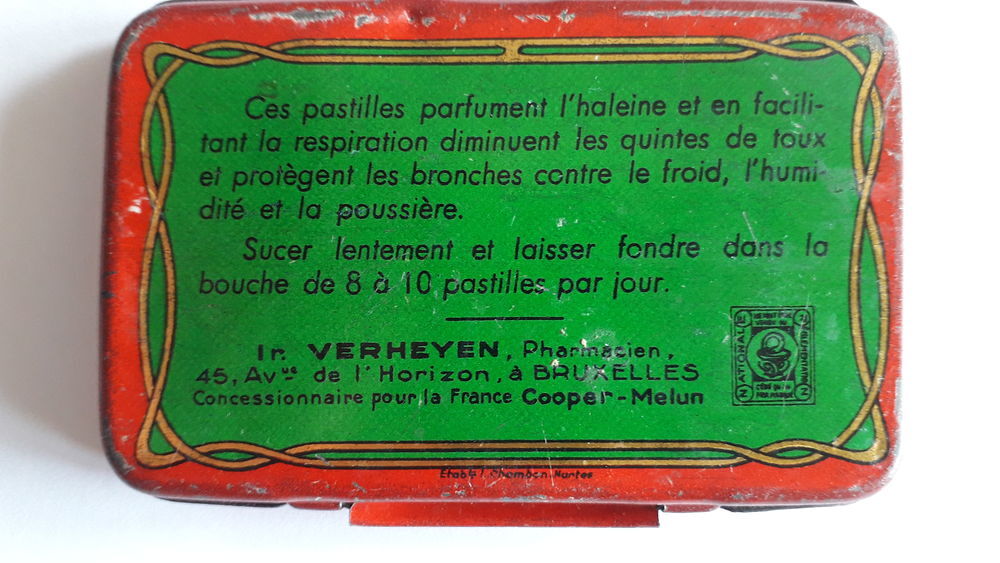 Bo&icirc;te ancienne PECTOIDS
