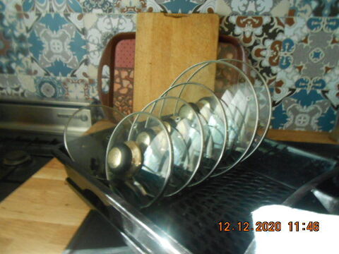 6 Couvercles casseroles verre et metal bouchon 24 carrat 30 Aubagne (13)