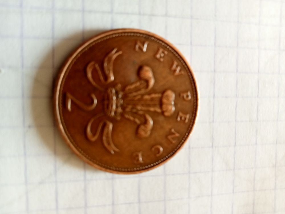 pi&egrave;ce 2 New pence DGREGFD Elizabeth 1971 