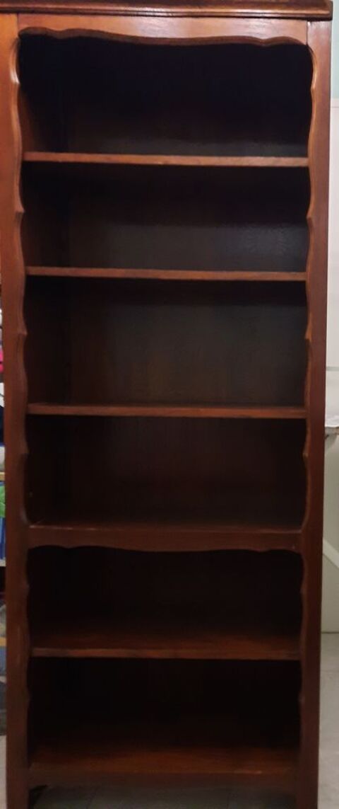 Biblioth�que bois fonc� fonc�  40 Bourg-de-P�age (26)