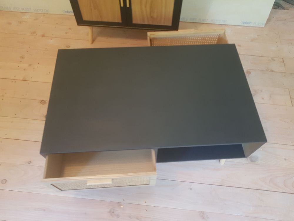Table basse 2 niches 2 tiroirs Meubles