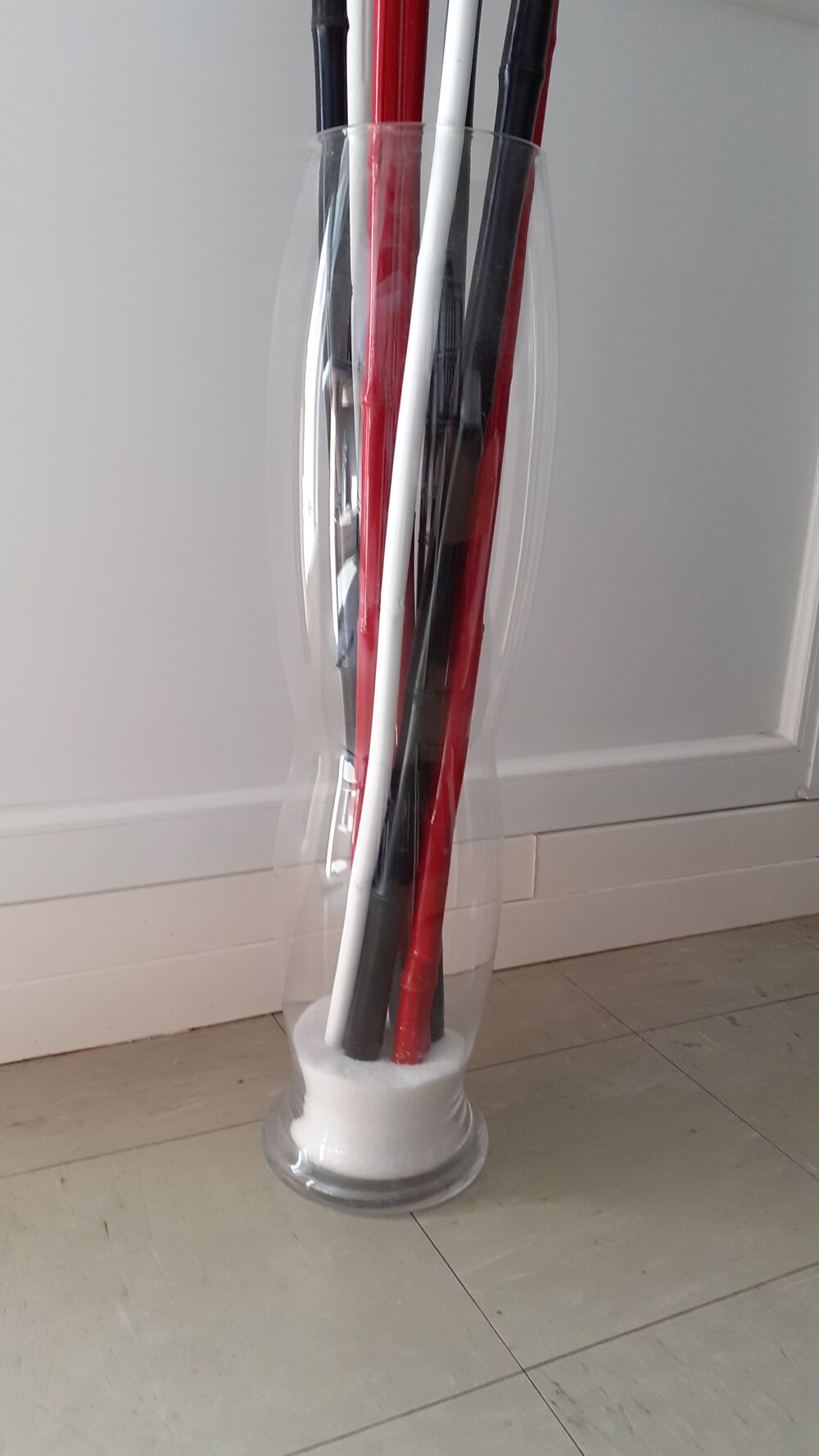 Vase en verre Dcoration
