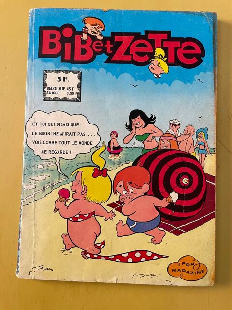 BIB ET ZETTE Recueil N�38 1975 POP Magazine AREDIT 8 Vigneux-sur-Seine (91)