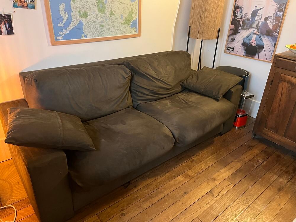 Canap&eacute; 3 places convertible couchage quotidien Meubles
