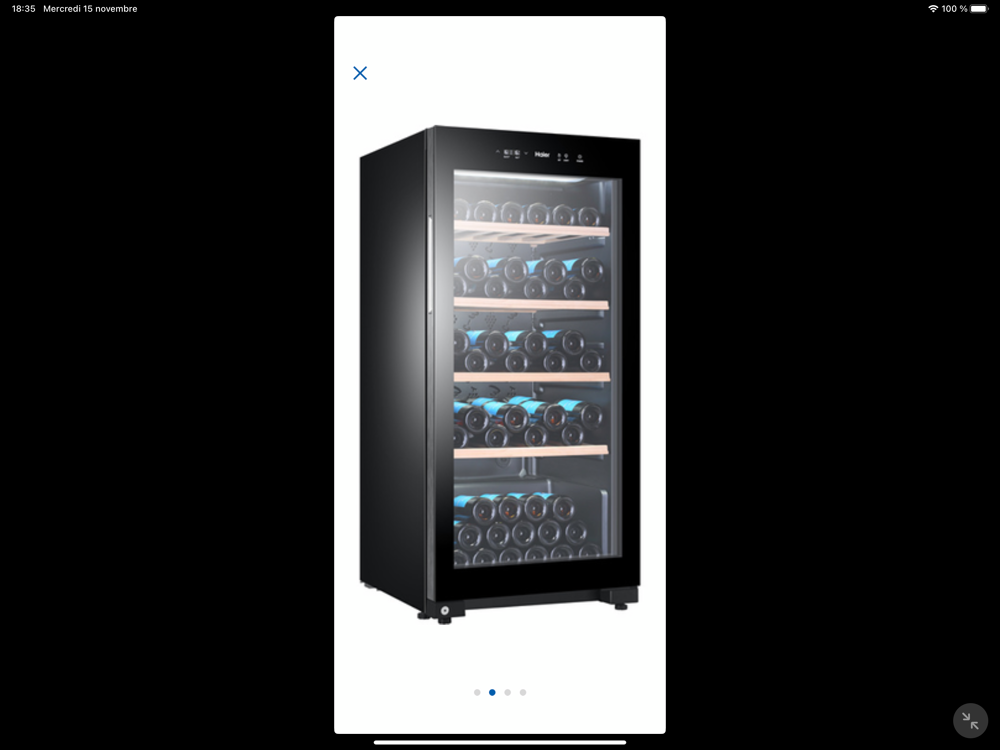 Cave &agrave; vin de vieillissement HAIER 105 bouteilles Electroménager