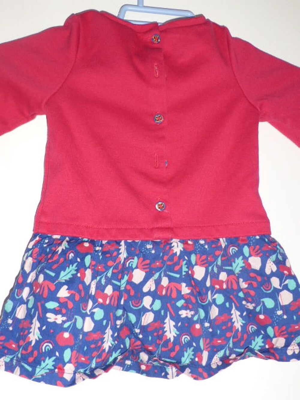 Sergent Major robe bimati&egrave;re rose 12 mois Vêtements enfants