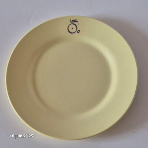 Assiette de collection Coraline en mlamin , 203, avec le l 5 Saumur (49)