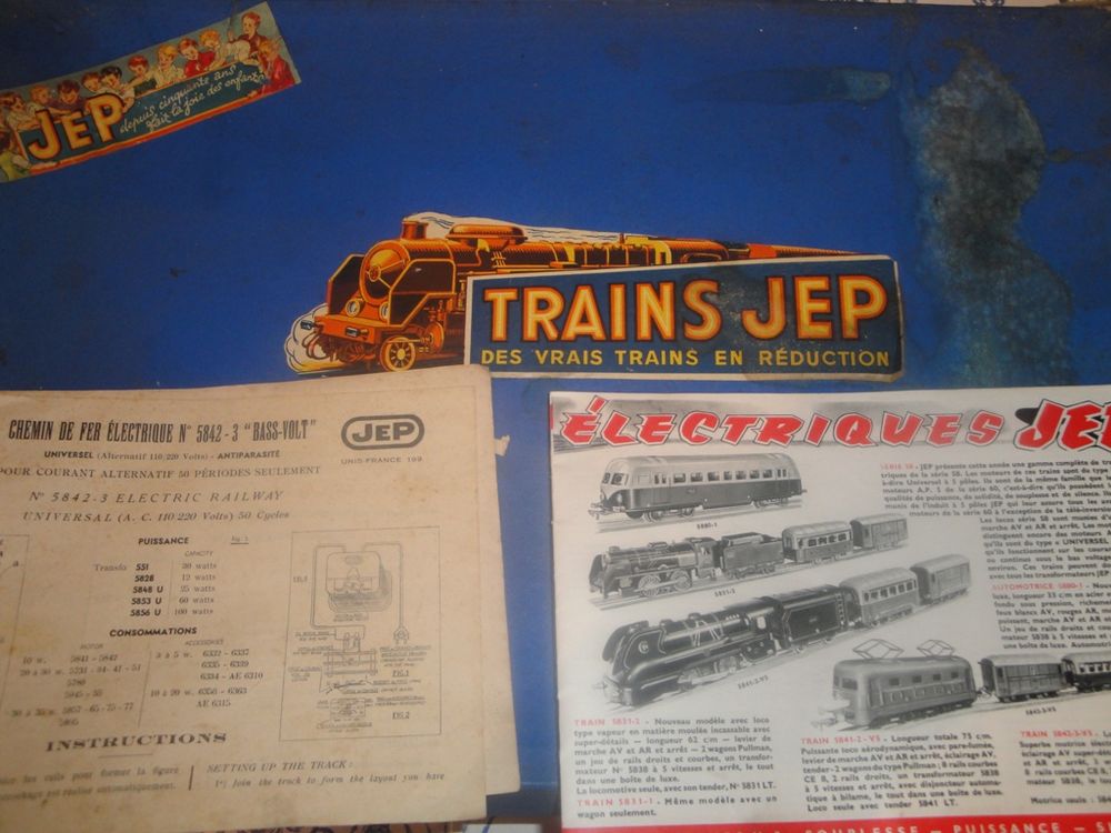 Train &eacute;lectrique JEP ann&eacute;es 50 Jeux / jouets