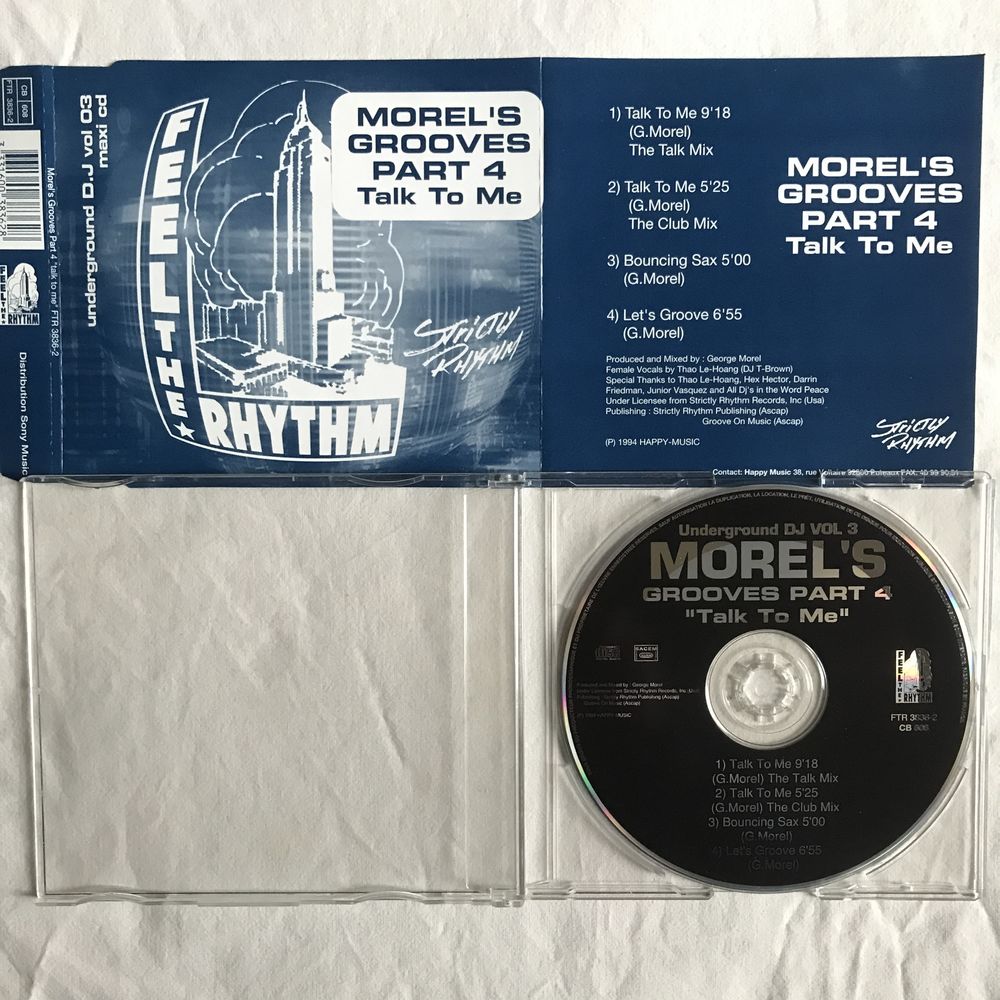CD George Morel Morel's Grooves Part 4 - Talk To Me (Underg CD et vinyles