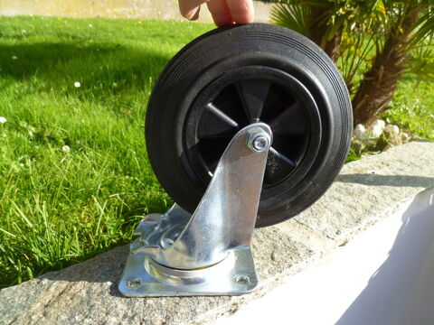 Roulettes pivotantes sur platine sans frein diam�tre 200 20 Sales (74)