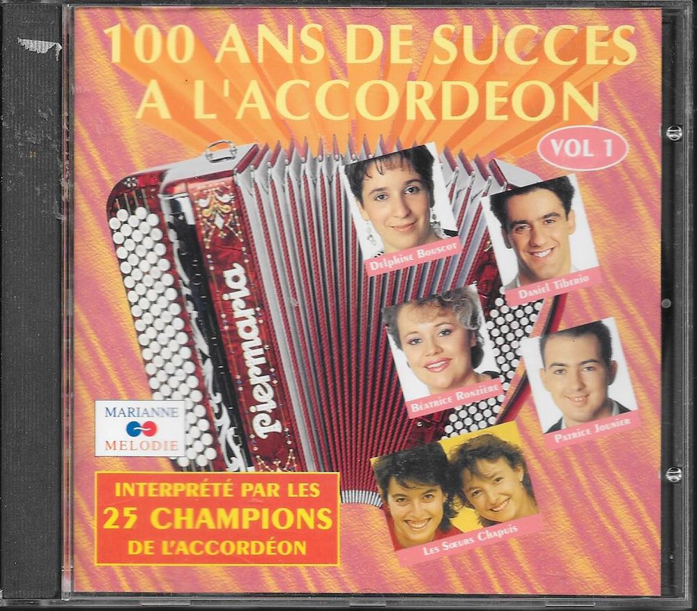 cd 100 ans de succes a l accordeon vol 1 CD et vinyles