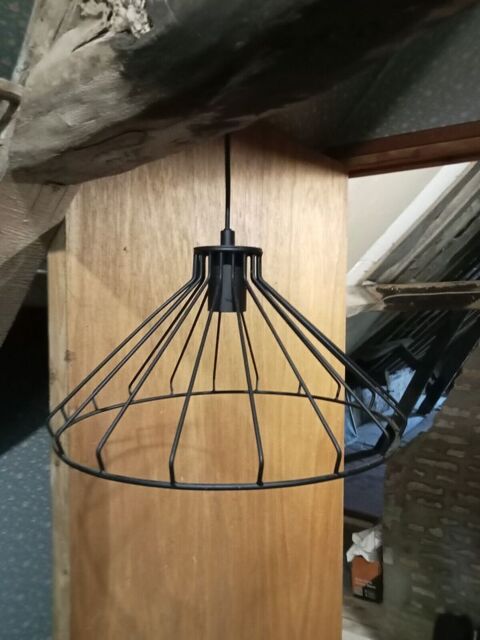 Lampe plafonnier design mtal noir 16 Millencourt-en-Ponthieu (80)