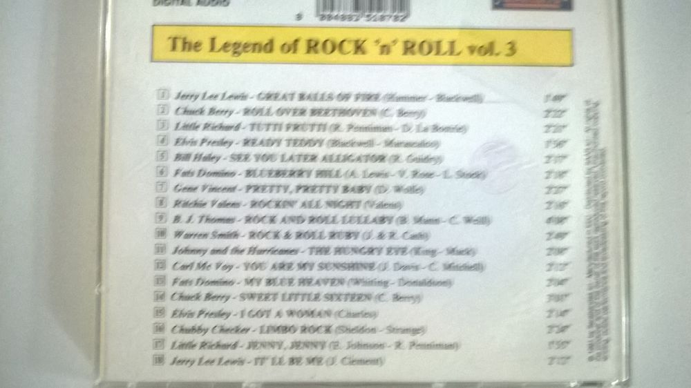 CD The Legend of Rock 'n' Roll Vol. 3 
Les meilleurs des 60 CD et vinyles