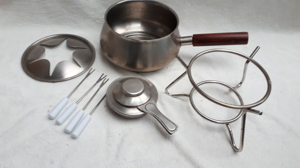 Service &agrave; fondue en acier inoxydable Cuisine
