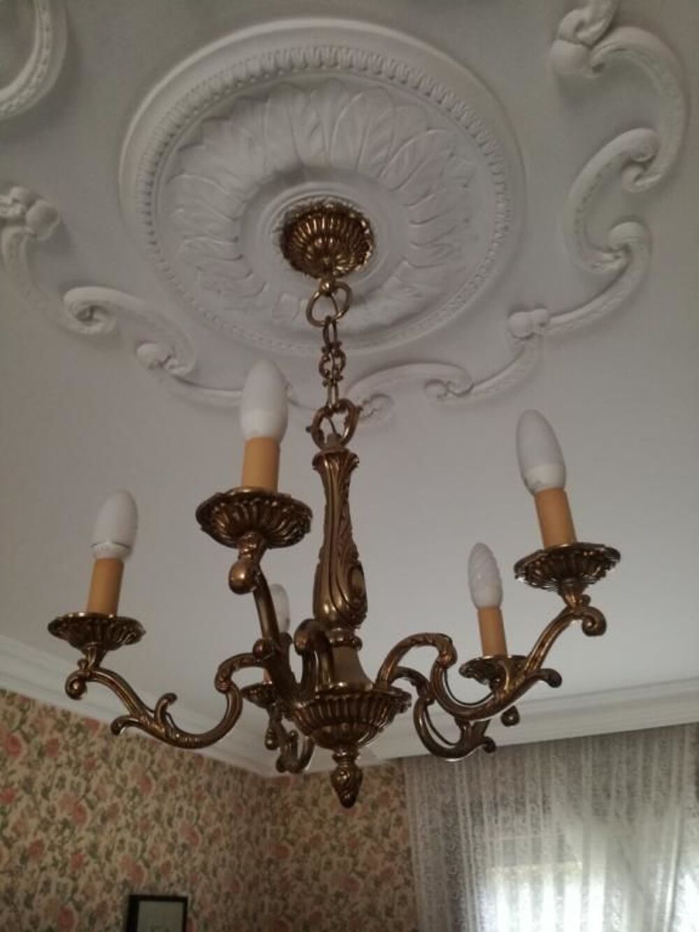 LUSTRE BRONZE Décoration