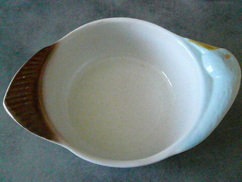 Saladier  tte d'oie en faence 9 Franqueville-Saint-Pierre (76)