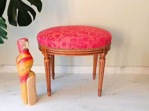 Banquette style Napoléon III en merisier 120 Andrest (65)