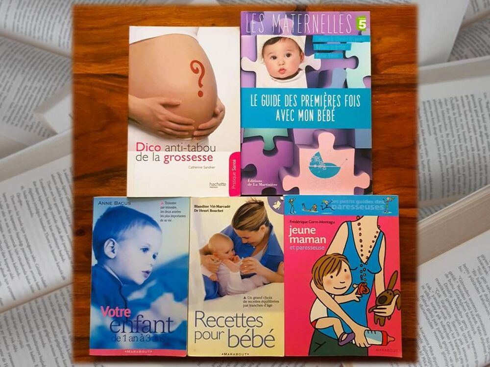 Grossesse, Maman &amp; B&eacute;b&eacute; - Lot 5 livres Livres et BD