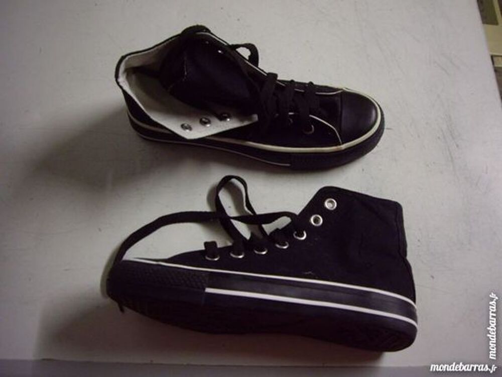 Basket en tissu Noir pointure 39-neuves- Chaussures