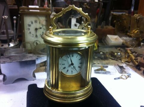 MAGNIFIQUE PENDULETTE DE VOYAGE MINIATURE Fosses (95)