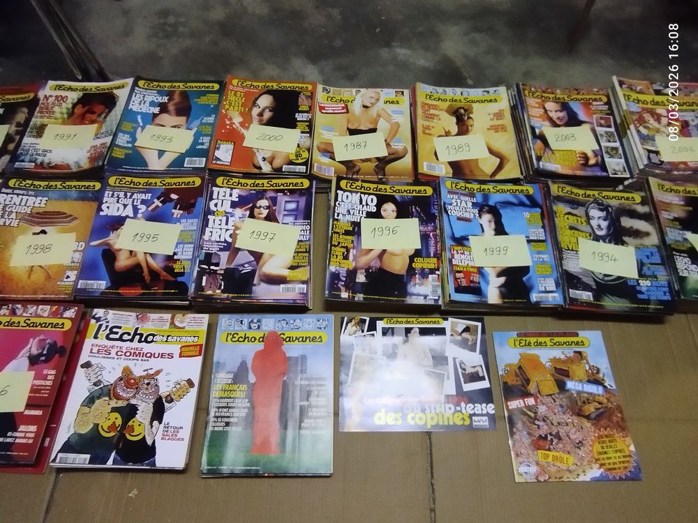  BD L'ECHO DES SAVANES Livres et BD