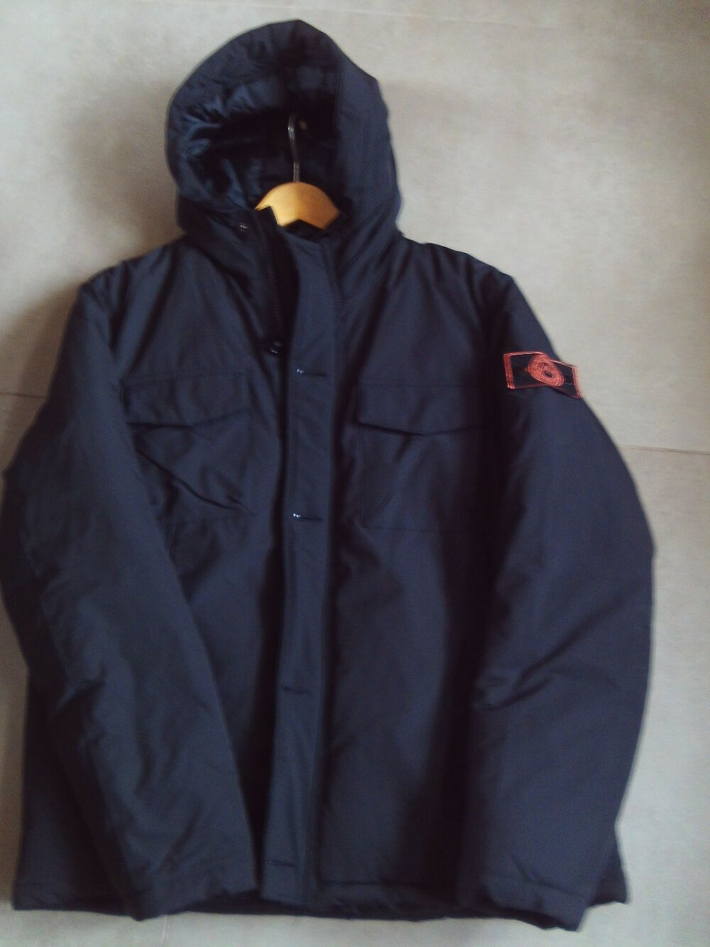 anorak doudoune marron, neuve pour homme Vêtements