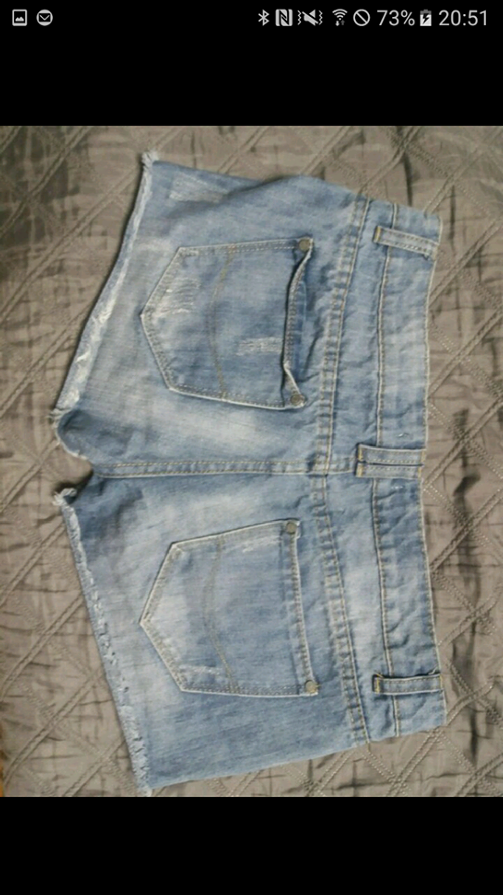 Short en jean Vêtements