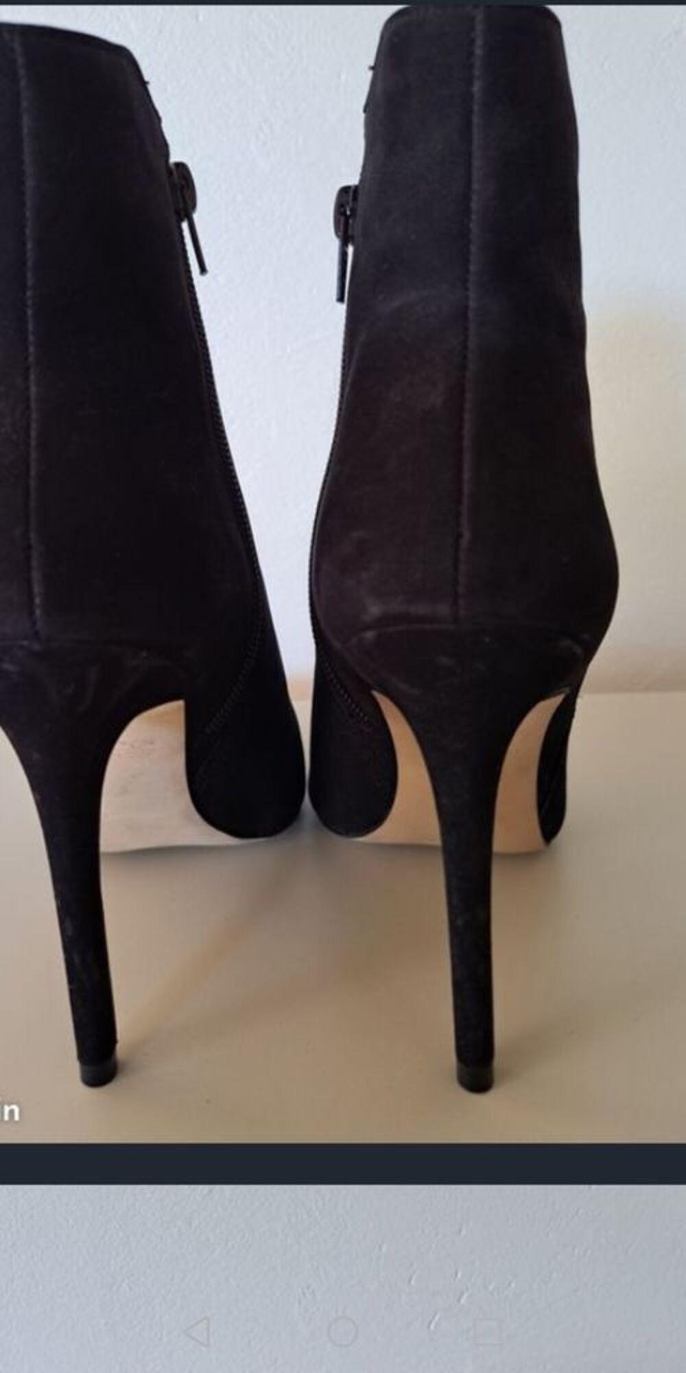 Bottines noir daim ALDO P. 36 &agrave; petit 37 Chaussures