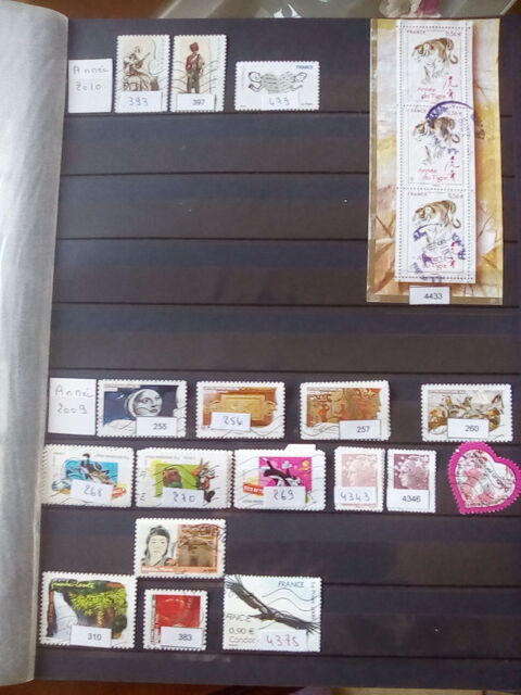 Timbres de France oblit�r�s 2009 , 2010 0 Bers�e (59)