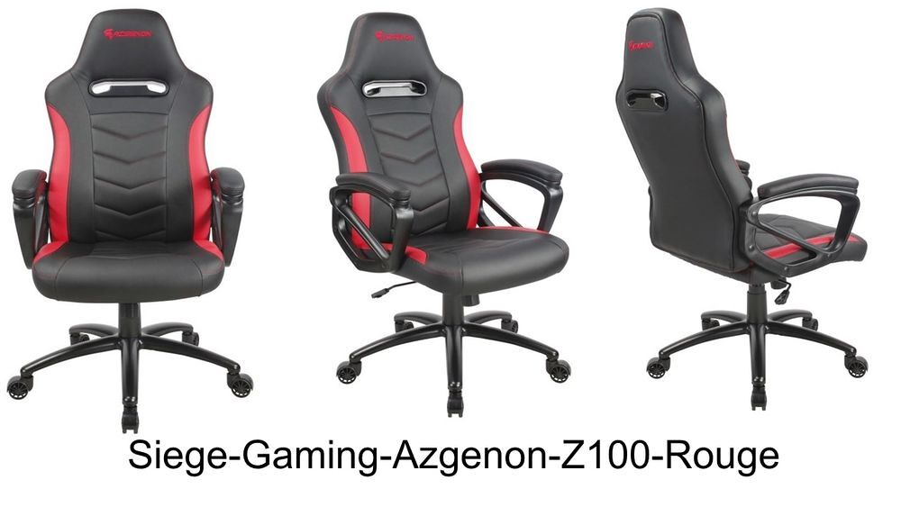 Siege-Gaming-Azgenon-Z100-Rouge Meubles