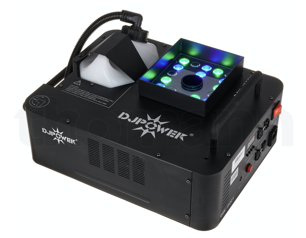 DJ Power DSK 1500 V Machine &agrave; fum&eacute;e combin&eacute;e avec Leds Photos/Video/TV