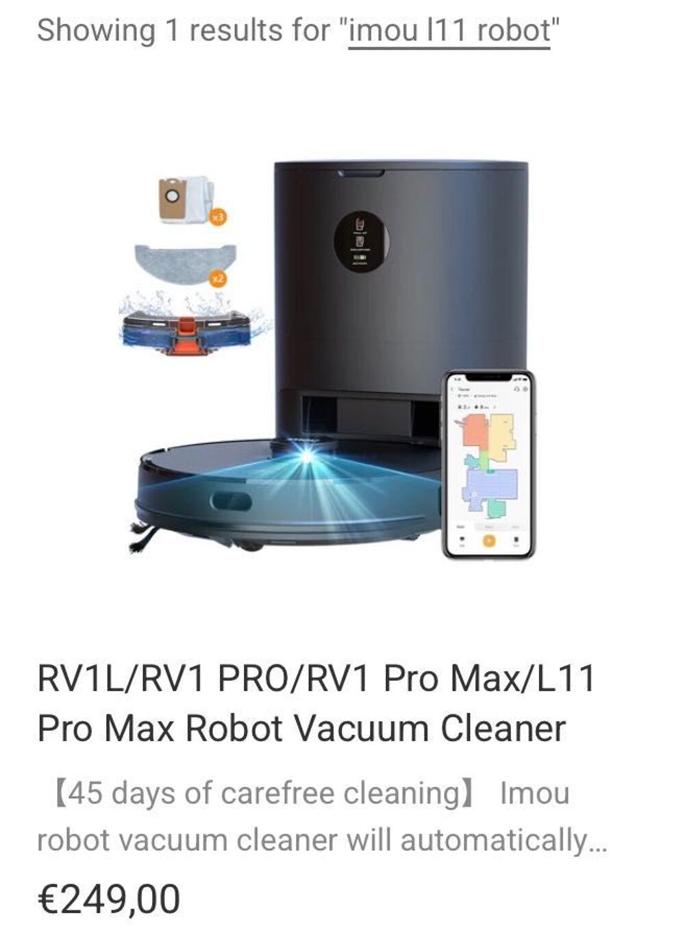 aspirateur robot imou L11 Electroménager