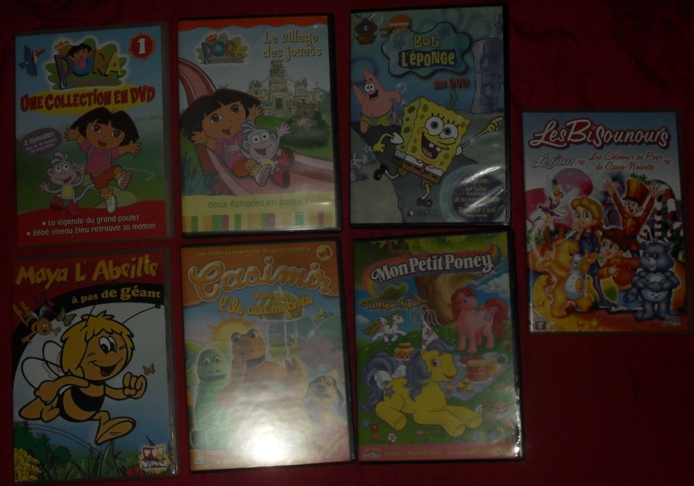 Lot de 7 DVD pour Enfants. DVD et blu-ray