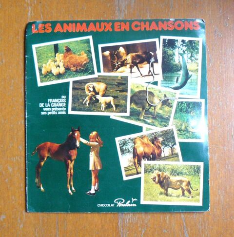 Album Les animaux en chansons - Chocolat Poulain - 1973 18 Argenteuil (95)