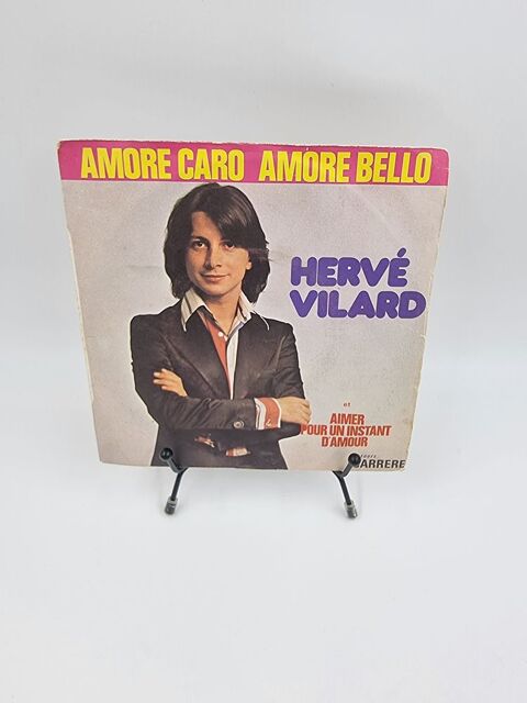 Vinyle 45 tours Herv� Vilard : Amore Caro Amore Bello 1 Vulbens (74)