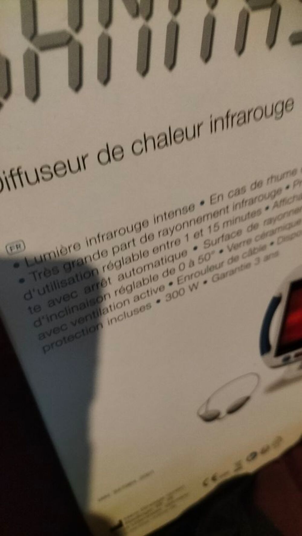 Diffuseur infrarouge sanitas contre grippe rhume courbatures Electroménager