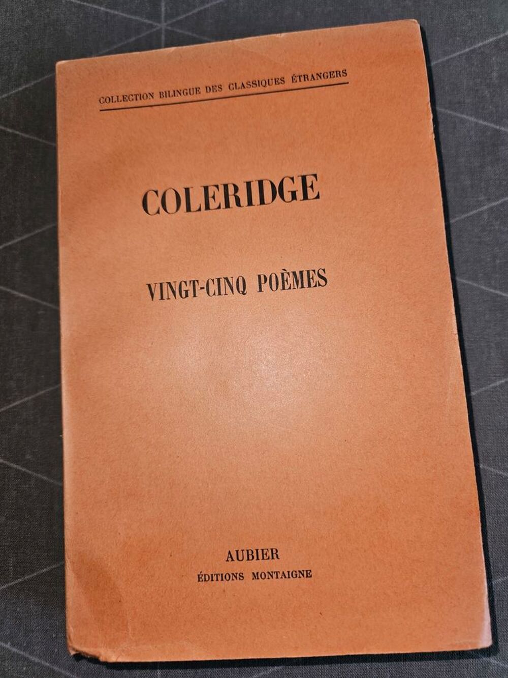 Colerige 25 po&egrave;mes ed.bilingue Ed.1945 Livres et BD