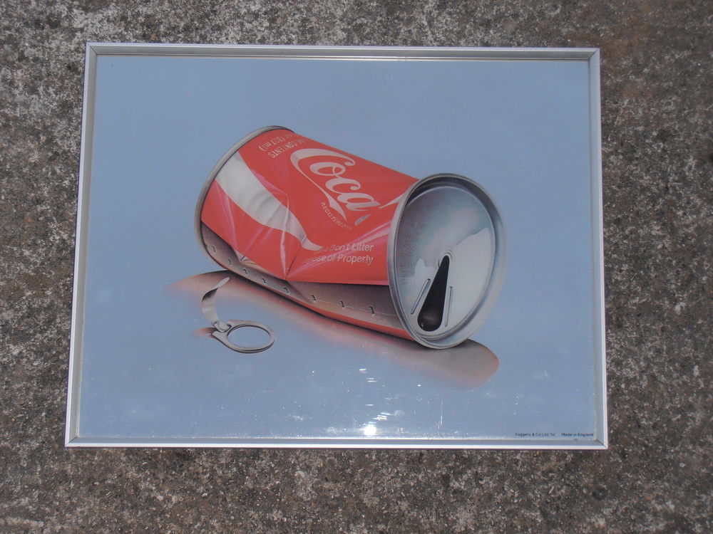  Miroir cadre publicitaire coca cola n2 Dcoration