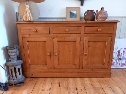 Buffet bas de style anglais, bois blond Saint-Brieuc (22)