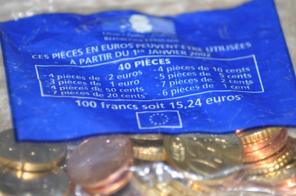 EURO FRANCE 2002 KIT PI&Egrave;CES 15,24 EURO 